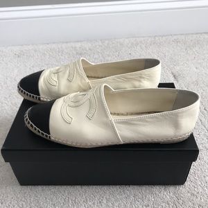 CHANEL Espradrille Flats